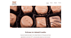 Desktop Screenshot of colonialcandies.com